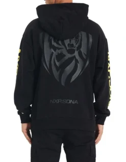 Richmond Relaxed Fit Hoodie In Black -Men's Fashion 991045990 3 720x928