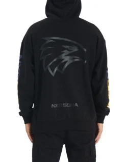 West Coast Relaxed Fit Hoodie In Black