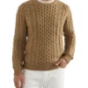 French Connection Cable Crew Knit In Beige -Men's Fashion 991616320 1 720x928