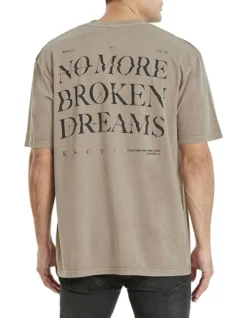 Foxboro Box Fit Tee In Brown