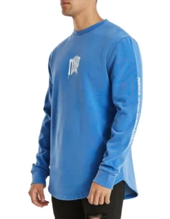 Brooklyn Dual Curved Sweater In Blue 9 Brooklyn Dual Curved Sweater In Blue -Men's Fashion 992425780 4 720x928