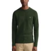 Gant Rib Texture Crew Neck In Green -Men's Fashion 992475820 1 720x928