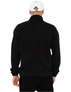 Rusty Middle Section Crew Polar Fleece In Black -Men's Fashion 993702700 2 720x928